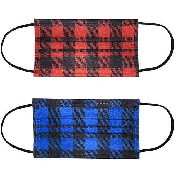 tartan disposable mask